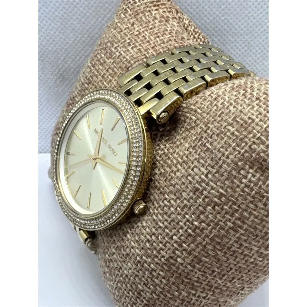 Michael Kors MK3398 Women's Gold Stainless Steel Analog Dial Quartz Watch JNA642